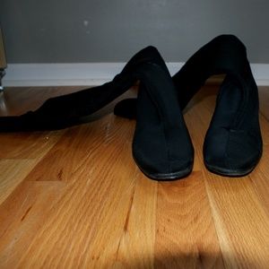 Women's black Impo Stretch wedge boot